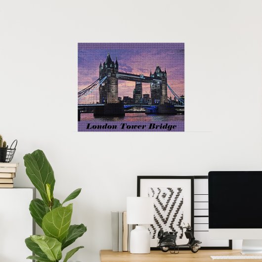 London Tower Bridge Poster (Heimbüro)