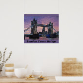 London Tower Bridge Poster (Küche)