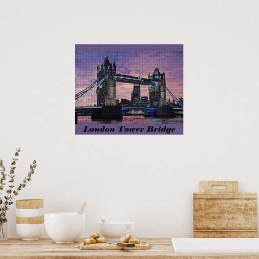 London Tower Bridge Poster (Küche)