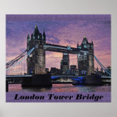 London Tower Bridge Poster (Vorne)