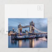 LONDON TOWER BRIDGE POSTKARTE (Vorne/Hinten)