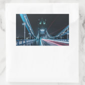London Tower Bridge Rechteckiger Aufkleber (Tasche)