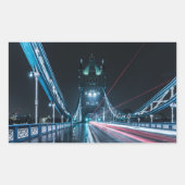 London Tower Bridge Rechteckiger Aufkleber (Vorderseite)