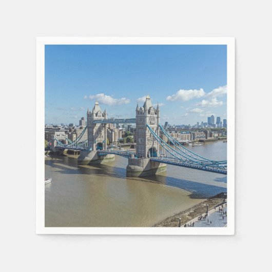 London Tower Bridge Serviette (Vorderseite)