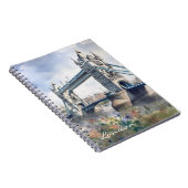 London Tower Bridge Travel Watercolor Notizblock (Rechte Seite)