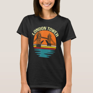 London Tower Bridge über der Themse England Great T-Shirt