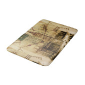 London Tower Bridge Uhrturm Big ben Badematte (Schrägansicht)