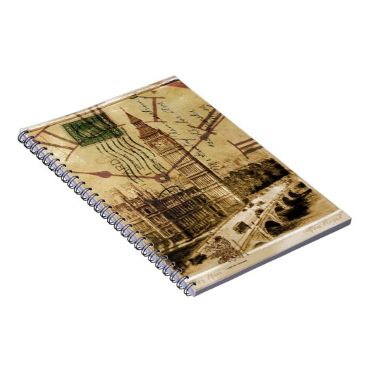 London Tower Bridge Uhrturm Big ben Notizblock (Rechte Seite)