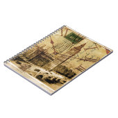 London Tower Bridge Uhrturm Big ben Notizblock (Linke Seite)