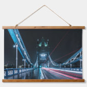 London Tower Bridge Wandteppich Mit Holzrahmen (Vorne)