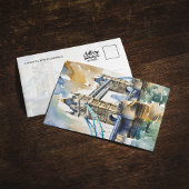 London Tower Bridge Watercolor Einladung