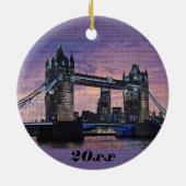 London Tower Bridge Weihnachtsschmuck (Hinten)