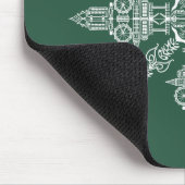 London Town versteckt Worte und Bilder Mousepad (Ecke)