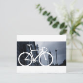 London Track Bicycle Postkarte (Stehend Vorderseite)