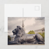 London - Trafalgar Square Feiertagspostkarte (Vorne/Hinten)