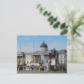 London - Trafalgar Square Feiertagspostkarte (Stehend Vorderseite)