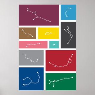 London - Transit Palettes Poster