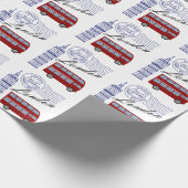 London Travel Geschenkpapier (Ecke)