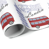 London Travel Geschenkpapier (Rolleneckpunkt)
