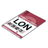 London - Travel Journal Notizblock (Linke Seite)