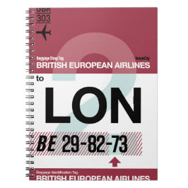 London - Travel Journal Notizblock