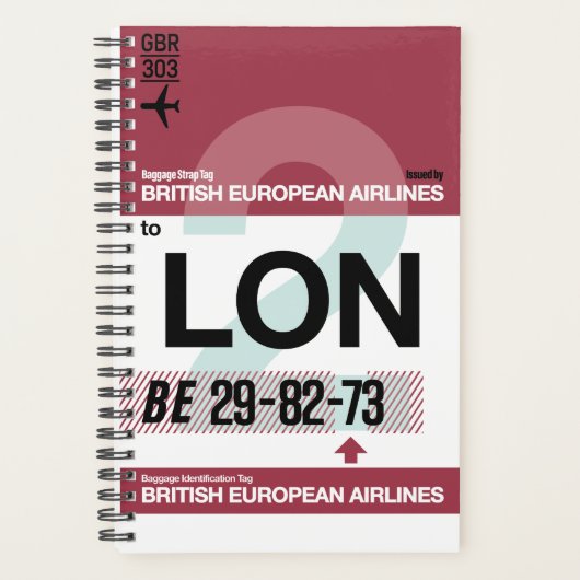 London - Travel Planner 2026 Planer (Vorderseite)