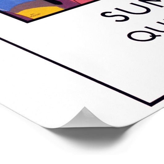 London Travel Poster (Ecke)