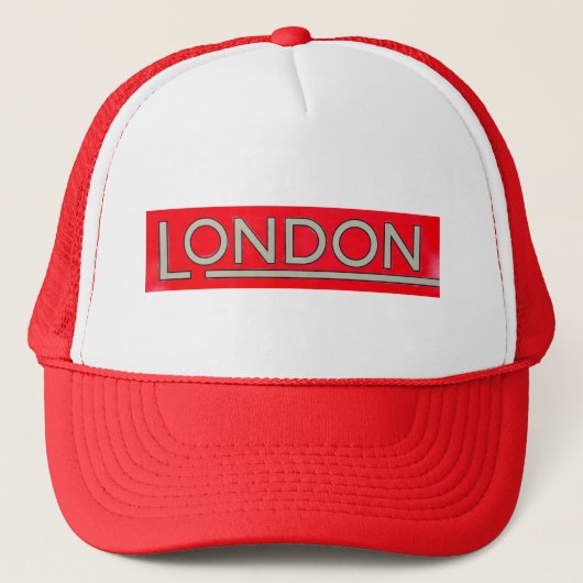 London Trucker Hat Truckerkappe (Vorderseite)