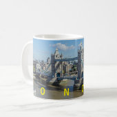 London-Turm-Brücken-Tasse Kaffeetasse (Vorderseite Links)