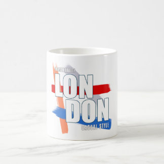 London-Typografie Kaffeetasse