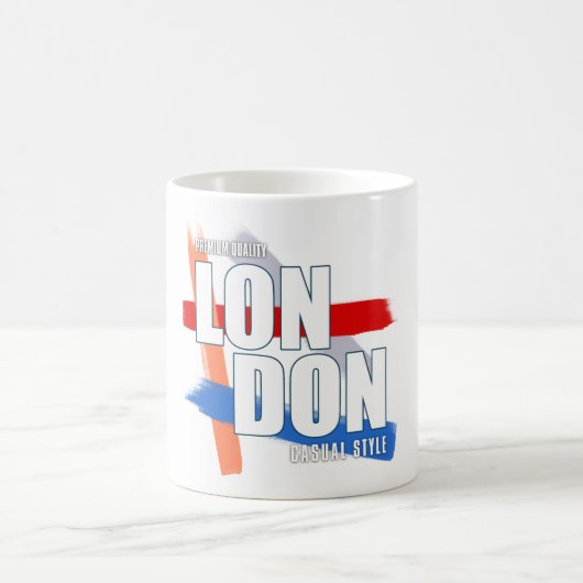 London-Typografie Kaffeetasse (Mittel)