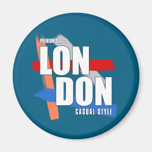 London-Typografie Magnet (Vorne)