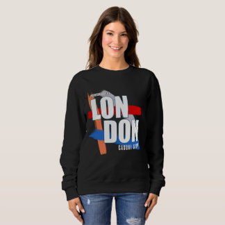 London-Typografie Sweatshirt