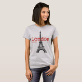 London u. Eiffelturm mstake T-Shirt (Vorne ganz)