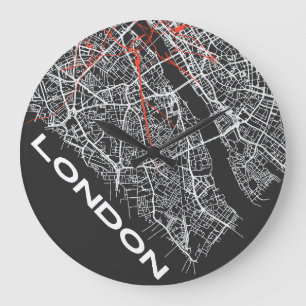 London-Uhr-Designs Große Wanduhr