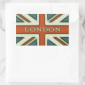 London UK Flag Rechteckiger Aufkleber (Tasche)