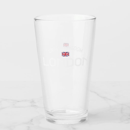 London UK Glas (Rückseite)