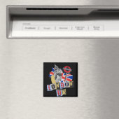 London UK Retrodesign Magnet (In Situ (Geschirrspüler))