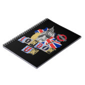 London UK Retrodesign Notizblock (Linke Seite)