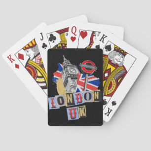 London UK Retrodesign Spielkarten