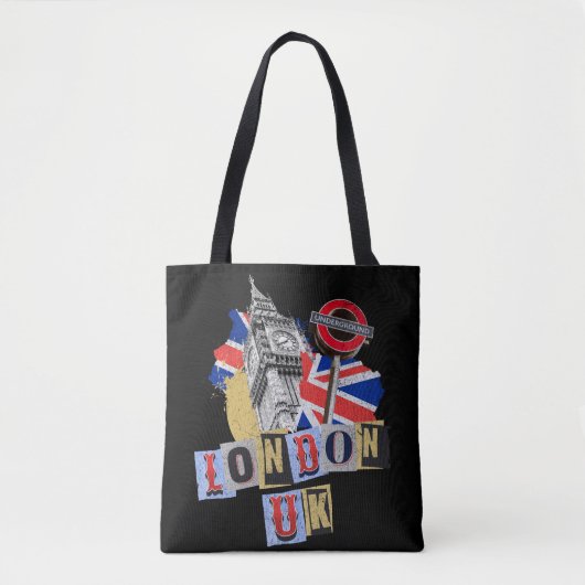 London UK Retrodesign Tasche (Vorderseite)