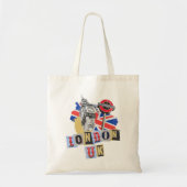 London UK Retrodesign Tragetasche (Vorne)