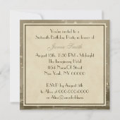 London UK Skyline Dist Gray White Heart Sweet 16 Einladung (Rückseite)