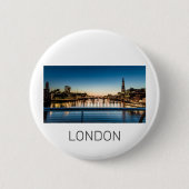 London Uk Skyline Vereinigtes Königreich England S Button (Vorderseite)