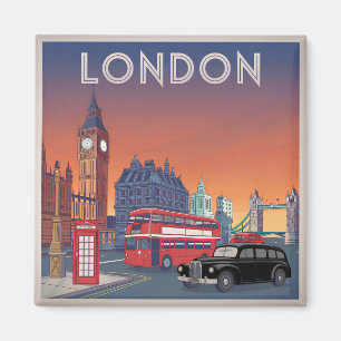 London UK Vintag Magnet