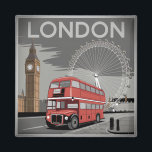 London UK Vintag Magnet<br><div class="desc">London UK Vintag</div>
