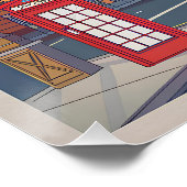 London UK Vintag Poster (Ecke)