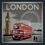 London UK Vintag Poster<br><div class="desc">London UK Vintag</div>