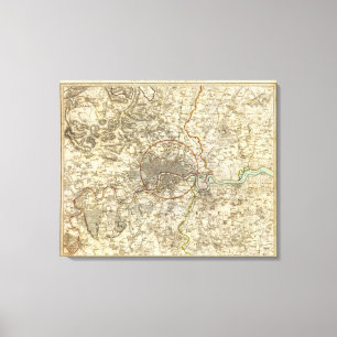 London-Umwelt Leinwanddruck