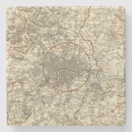 London-Umwelt Steinuntersetzer (Vorderseite)